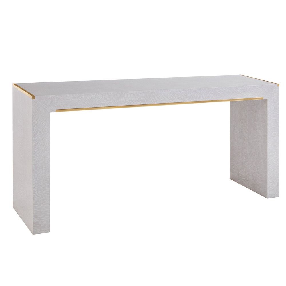 Large Mirage Console-White Lacewood