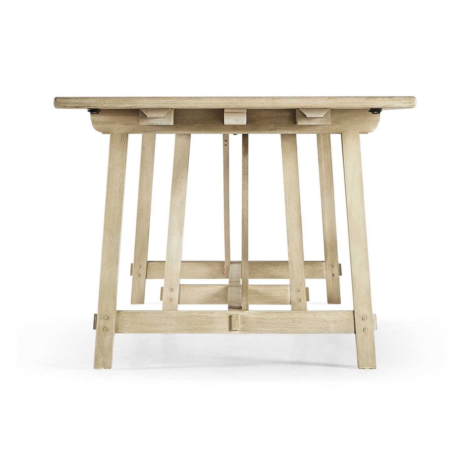 Sidereal French Laundry Dining Table-Jonathan Charles-JCHARLES-003-2-A60-STO-Dining Tables-3-France and Son