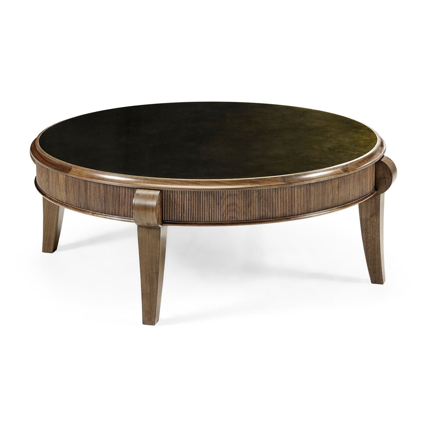 Berkley Round Cocktail Table-Jonathan Charles-JCHARLES-495980-WGR-MGF-Coffee Tables-1-France and Son