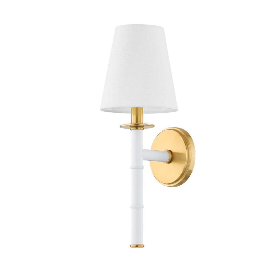 Banyan Wall Sconce-Mitzi-HVL-H759101-AGB/SWH-Wall LightingWhite Finish-2-France and Son