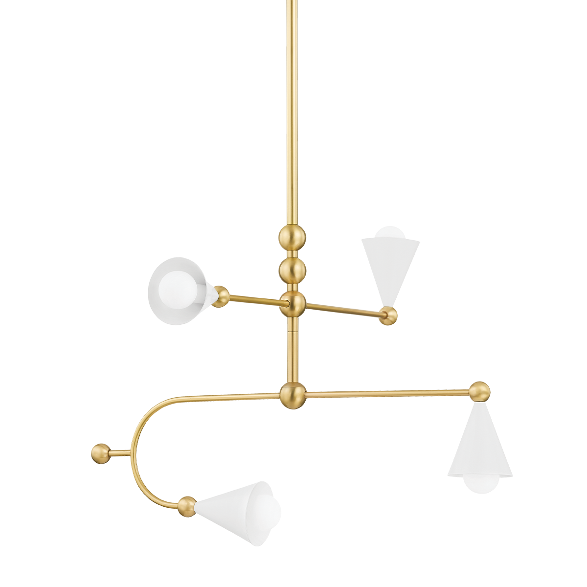Hikari 4 Light Chandelier-Mitzi-HVL-H681804-AGB/SWH-Chandeliers-1-France and Son