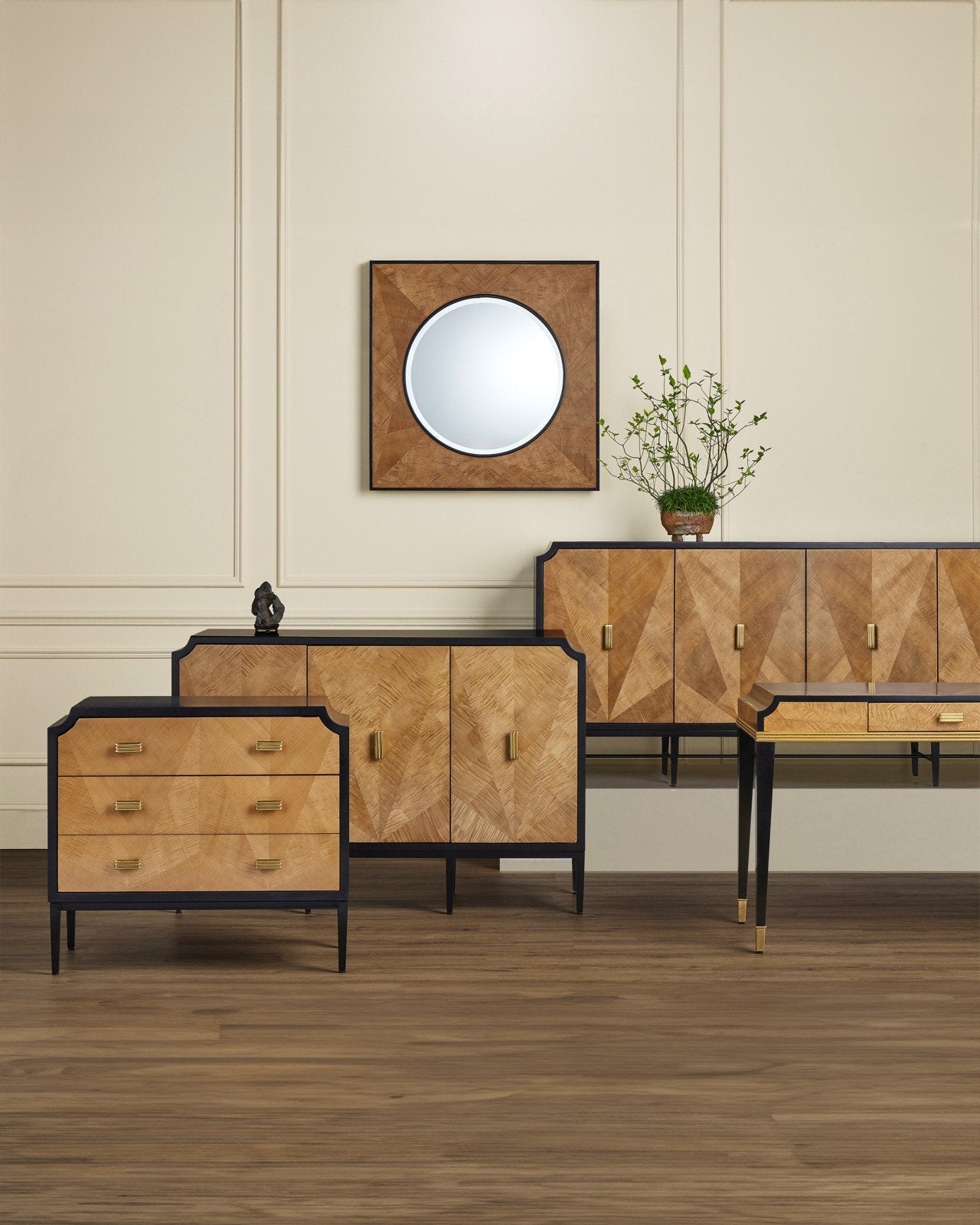 Kallista Taupe Credenza