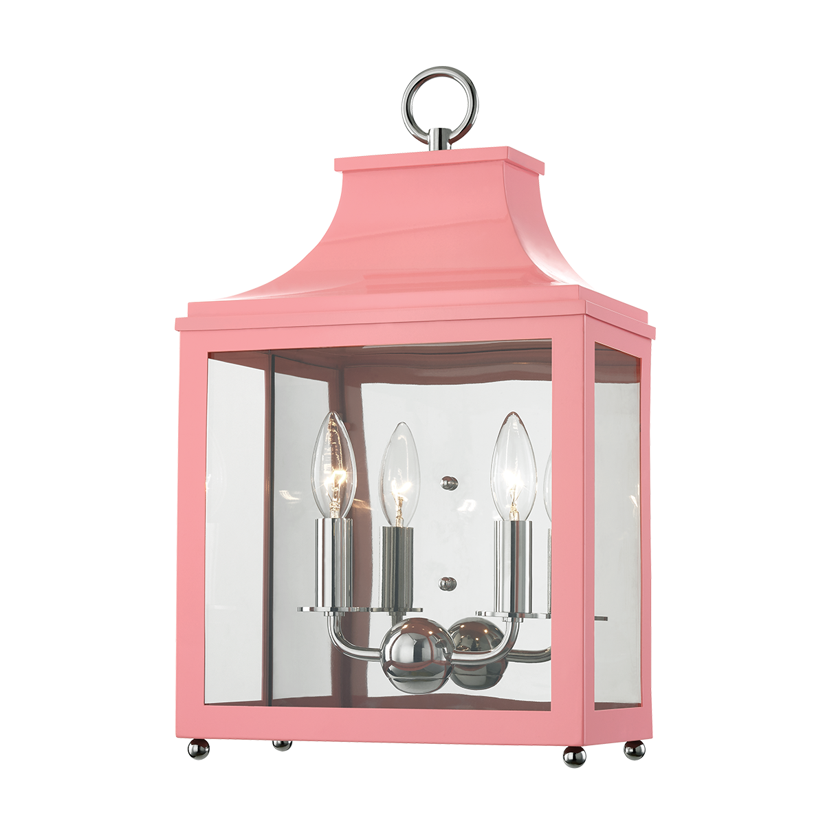 Leigh 2 Light Wall Sconce-Mitzi-HVL-H259102-PN/PK-Wall LightingPolished Nickel / Pink-7-France and Son