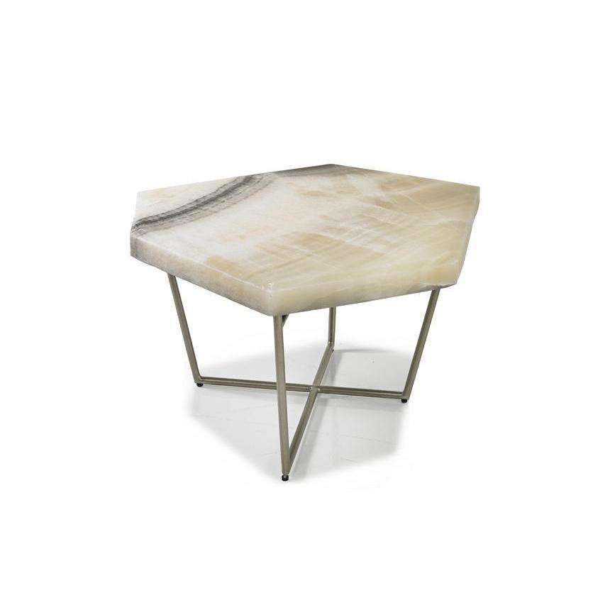 Dulce Small Cocktail Table-Hickory White-HICW-813-08-Coffee Tables-1-France and Son