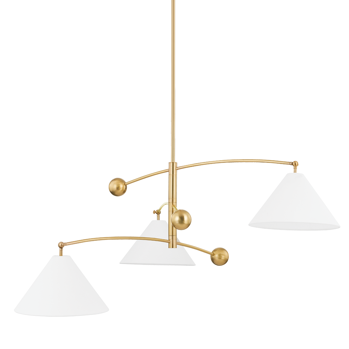 Birdie 3 Light Chandelier-Mitzi-HVL-H696803-AGB-Chandeliers-1-France and Son