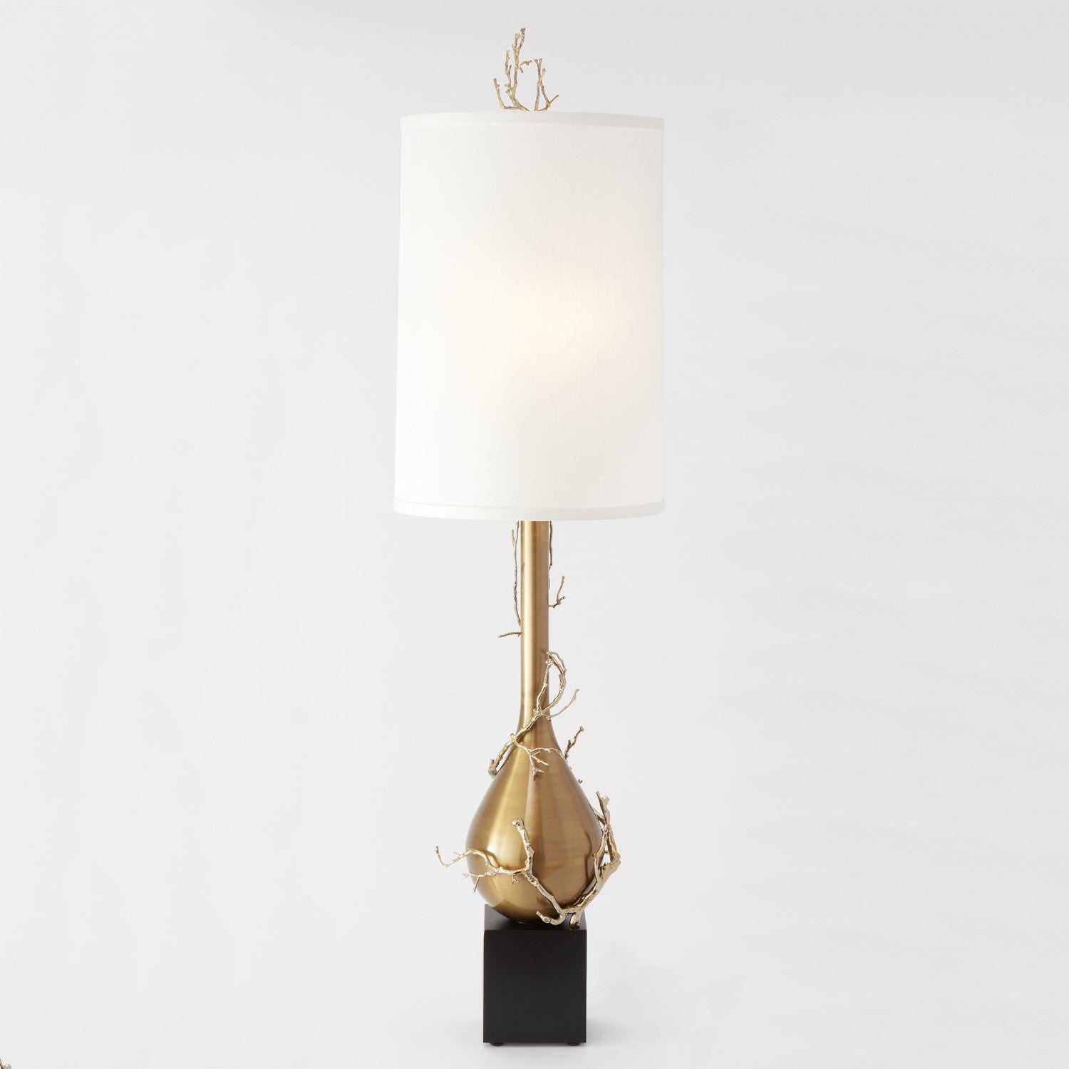 Twig Bulb Floor Lamp-Global Views-GVSA-9.91964-Floor LampsBrass-2-France and Son