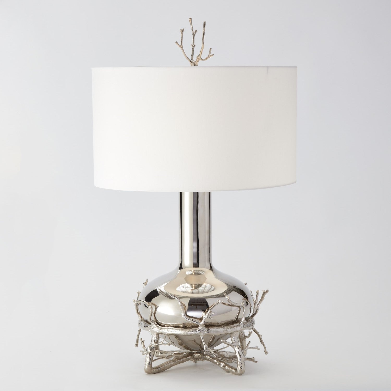 Fat Twig Table Lamp-Global Views-GVSA-9.92090-Table LampsNickel-1-France and Son