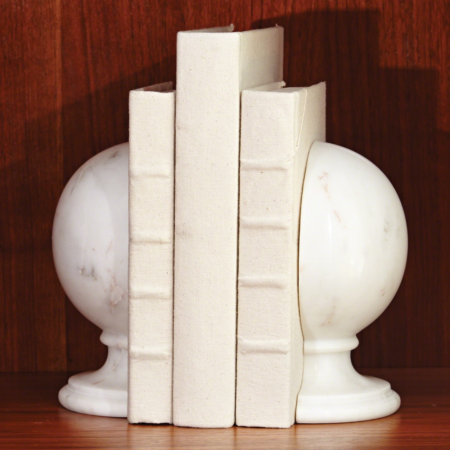 Marble Sphere Bookends-Global Views-GVSA-9.92382-Bookends-2-France and Son