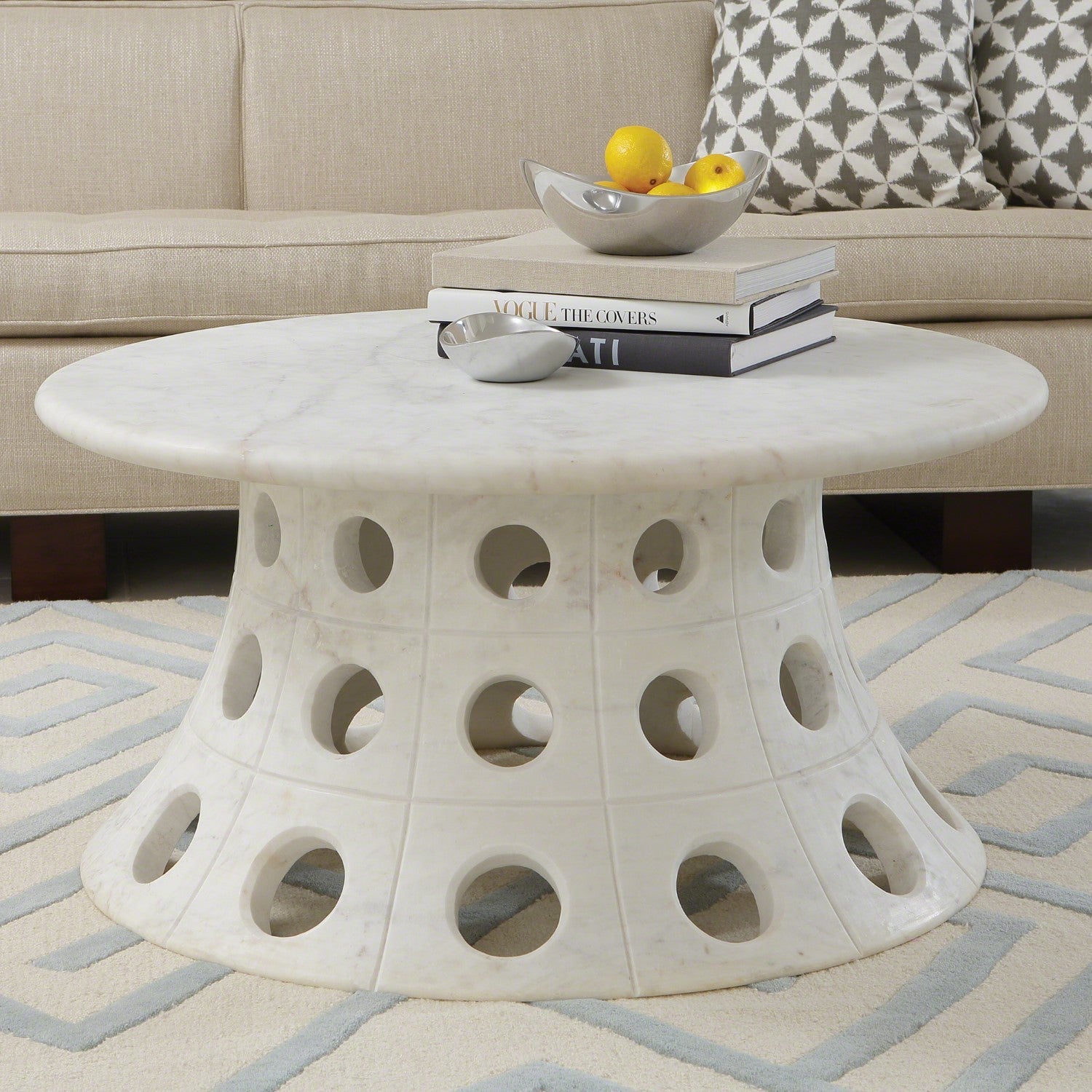 Taper Circle Cocktail Table-Global Views-GVSA-9.92387-Coffee Tables-2-France and Son