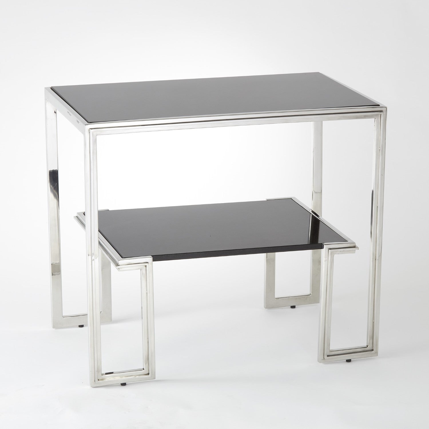 One - Up Table-Global Views-GVSA-9.92482-Side TablesStainless Steel-5-France and Son