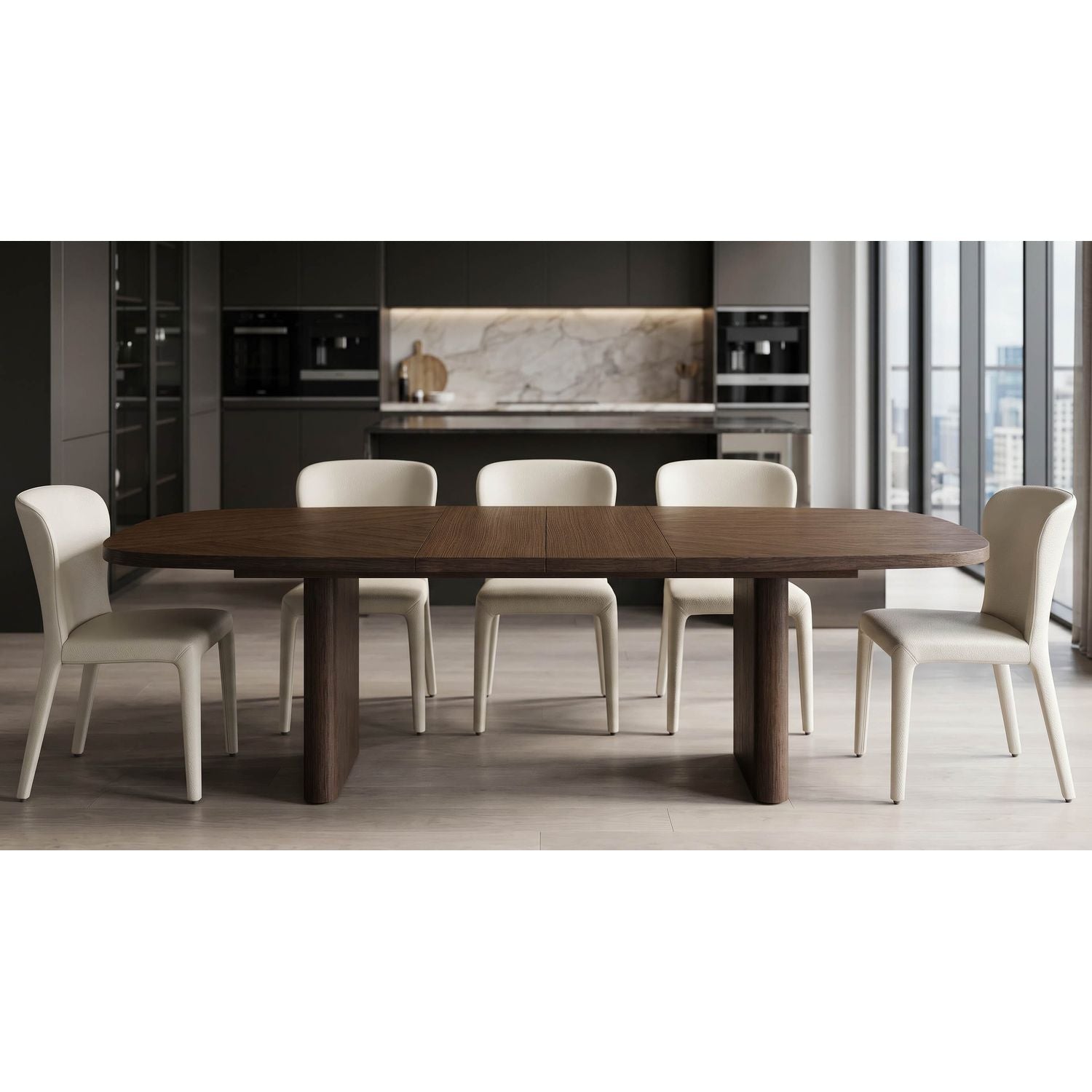 Paris Oval Extension Dining Table