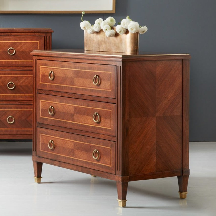 Villeneuve Bedside Chest-Modern History-MODERN-MH977F01-Nightstands-1-France and Son