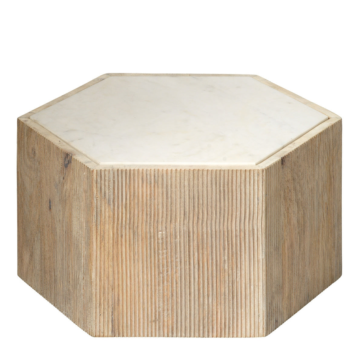 Argan Hexagon Table-Jamie Young-JAMIEYO-20ARGA-SMWH-Side Tables-1-France and Son