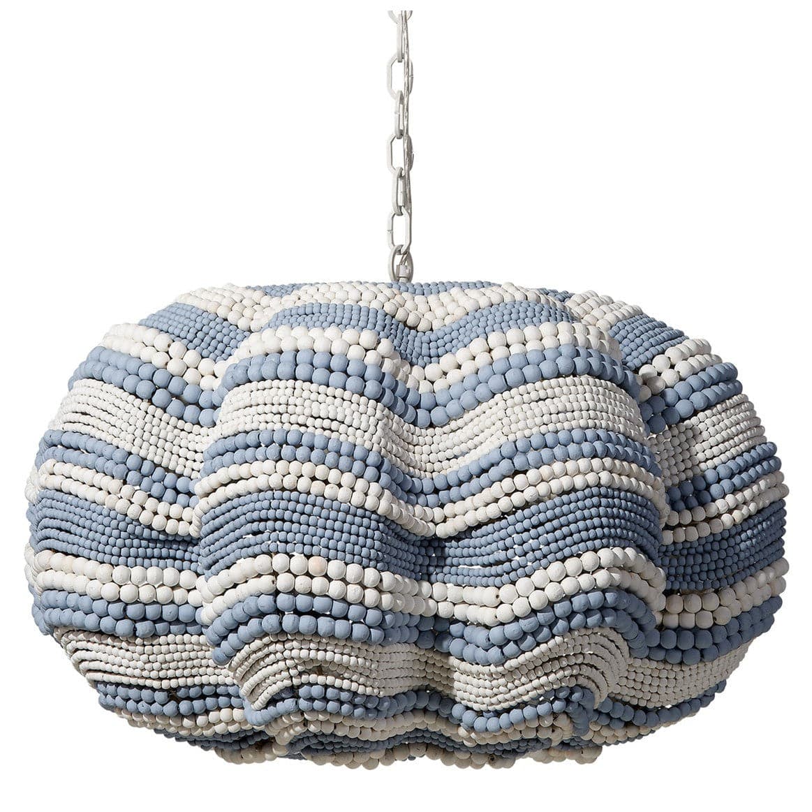 Clamshell Chandelier-Jamie Young-JAMIEYO-5CLAM-XLBL-ChandeliersWhite and Blue-1-France and Son