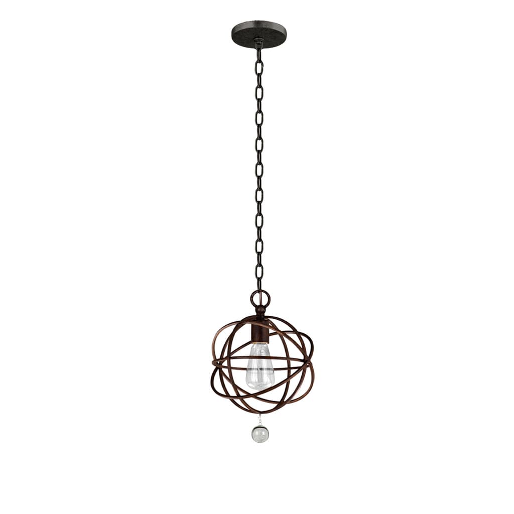 Solaris 1 Light Pendant-Crystorama Lighting Company-CRYSTO-9220-EB-PendantsEnglish Bronze-1-France and Son