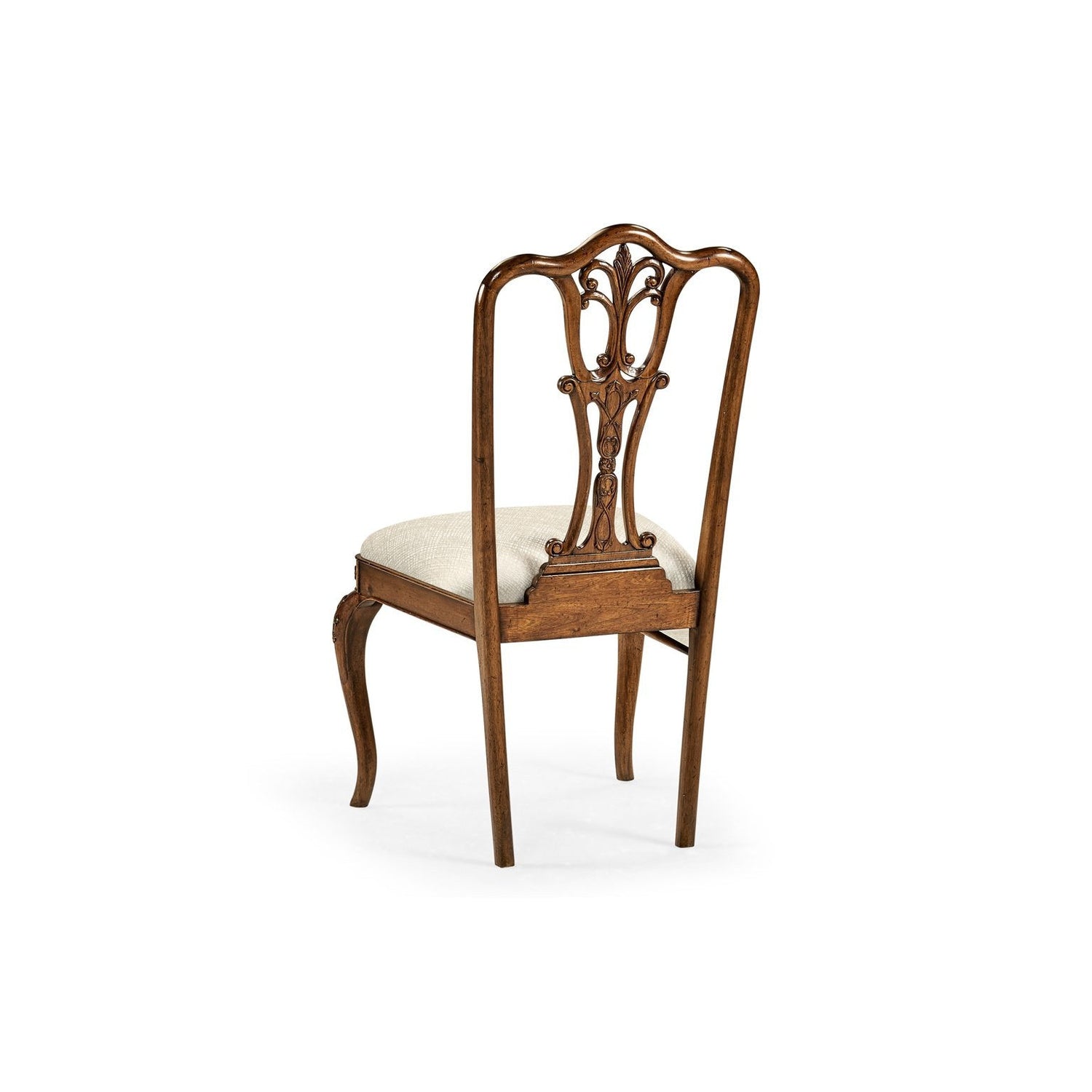 18th Century Dining Side Chair-Jonathan Charles-JCHARLES-492476-SC-MAH-F200-Dining ChairsMahogany & Skipper-13-France and Son