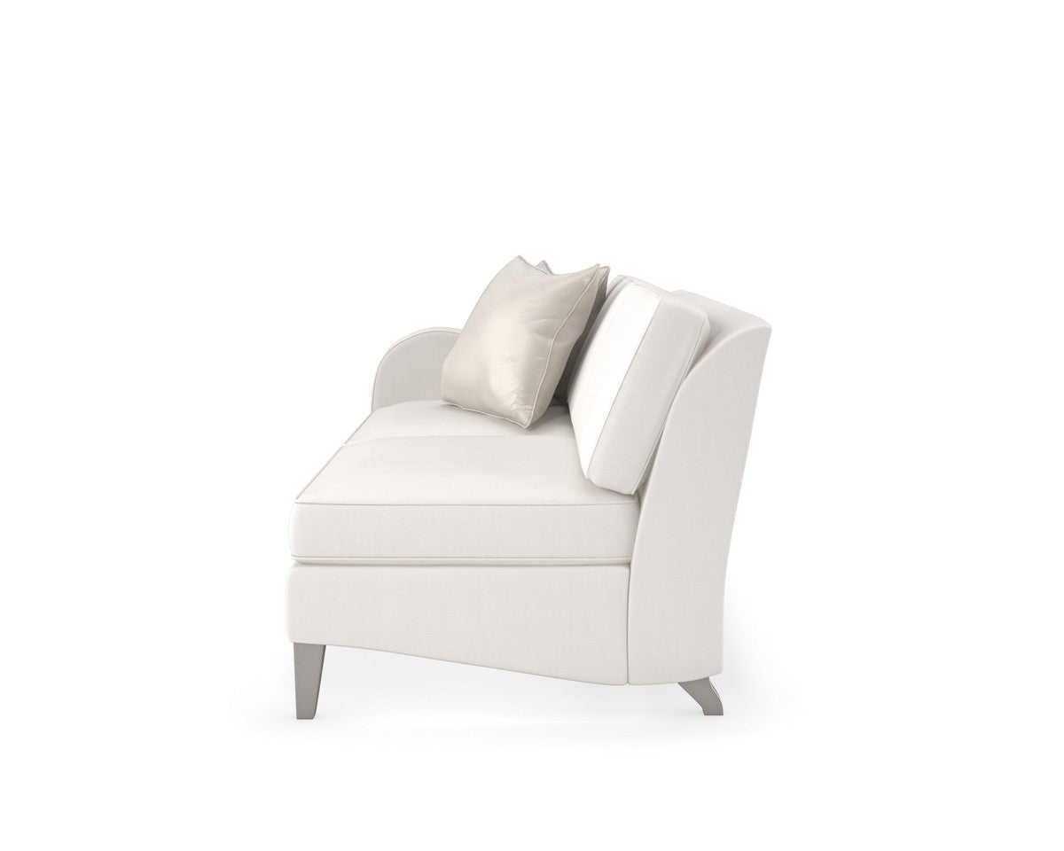 Victoria Laf Loveseat  - White