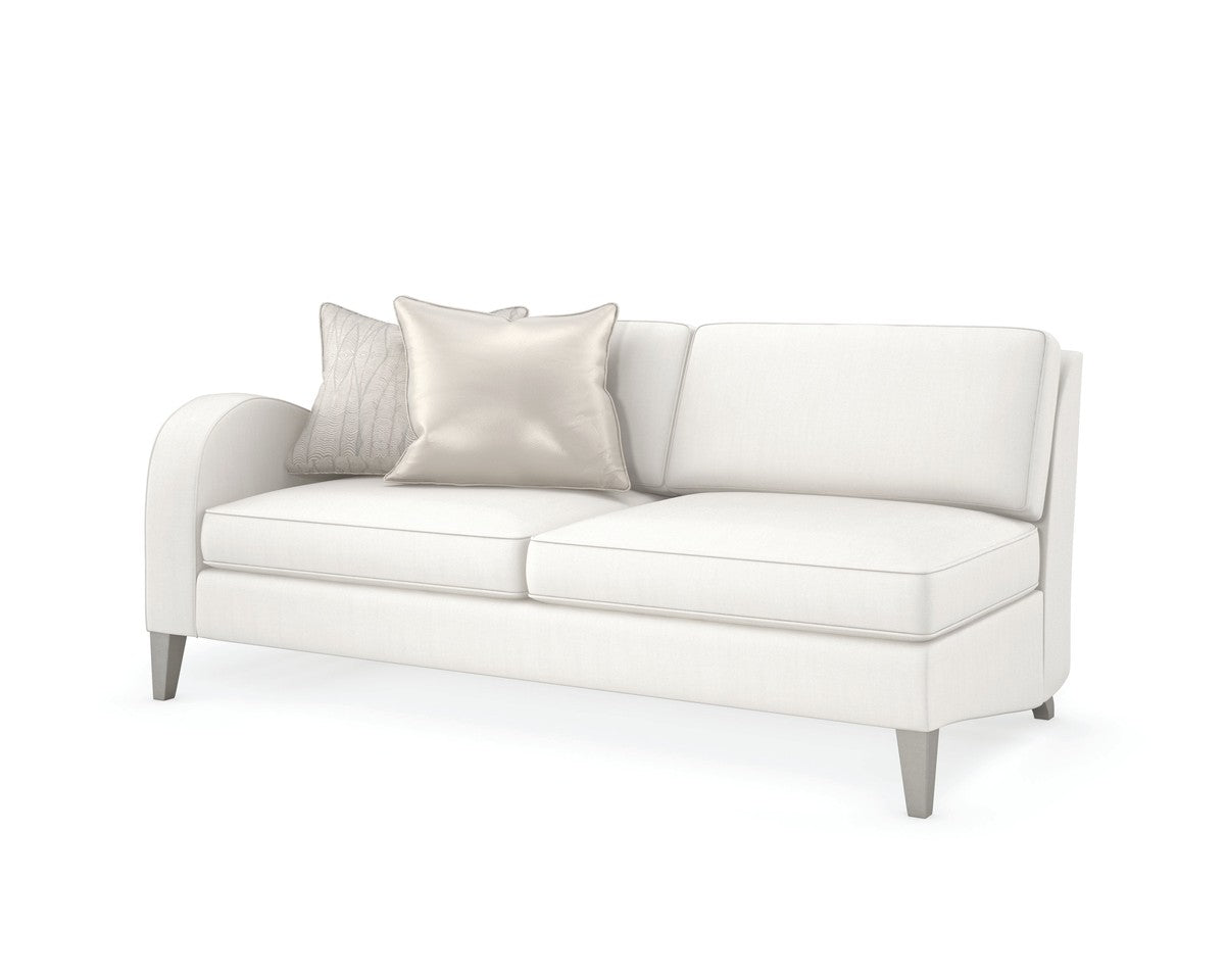 Victoria Laf Loveseat  - White