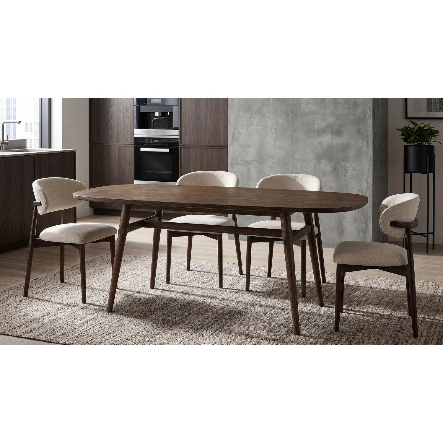 Madrid Oval Dining Table