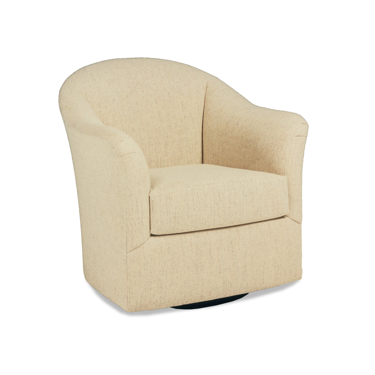 Riley Swivel Chair-Precedent-Precedent-9306-C3-Lounge ChairsFabric-Swivel-2-France and Son