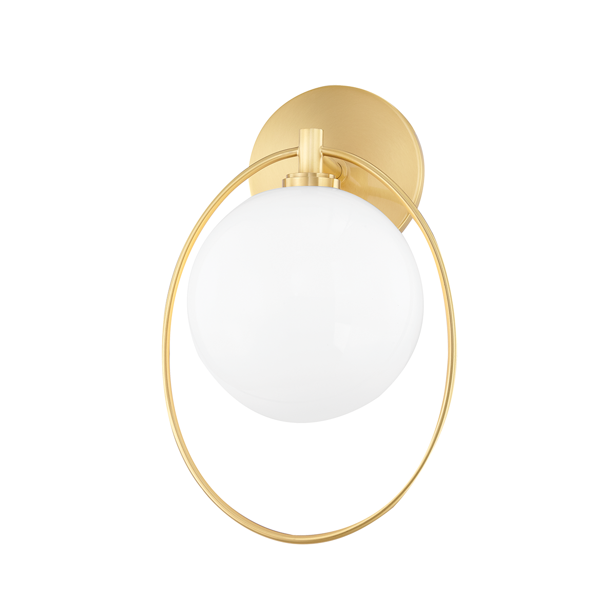 Babette 1 Light Wall Sconce-Mitzi-HVL-H493101-AGB-Outdoor Wall SconcesAged Brass-1-France and Son