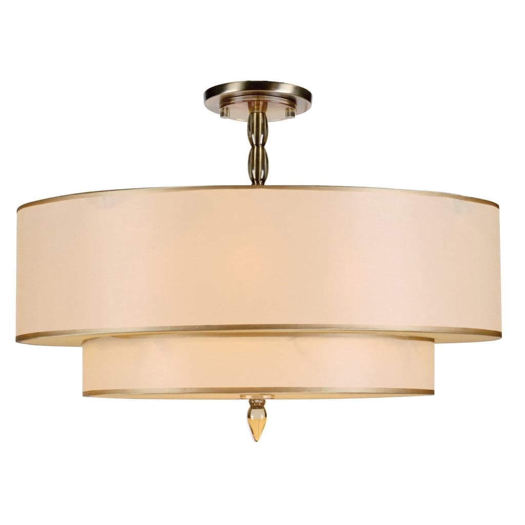 Luxo 5 Light Semi-Flush-Crystorama Lighting Company-CRYSTO-9507-AB_CEILING-PendantsGold-1-France and Son