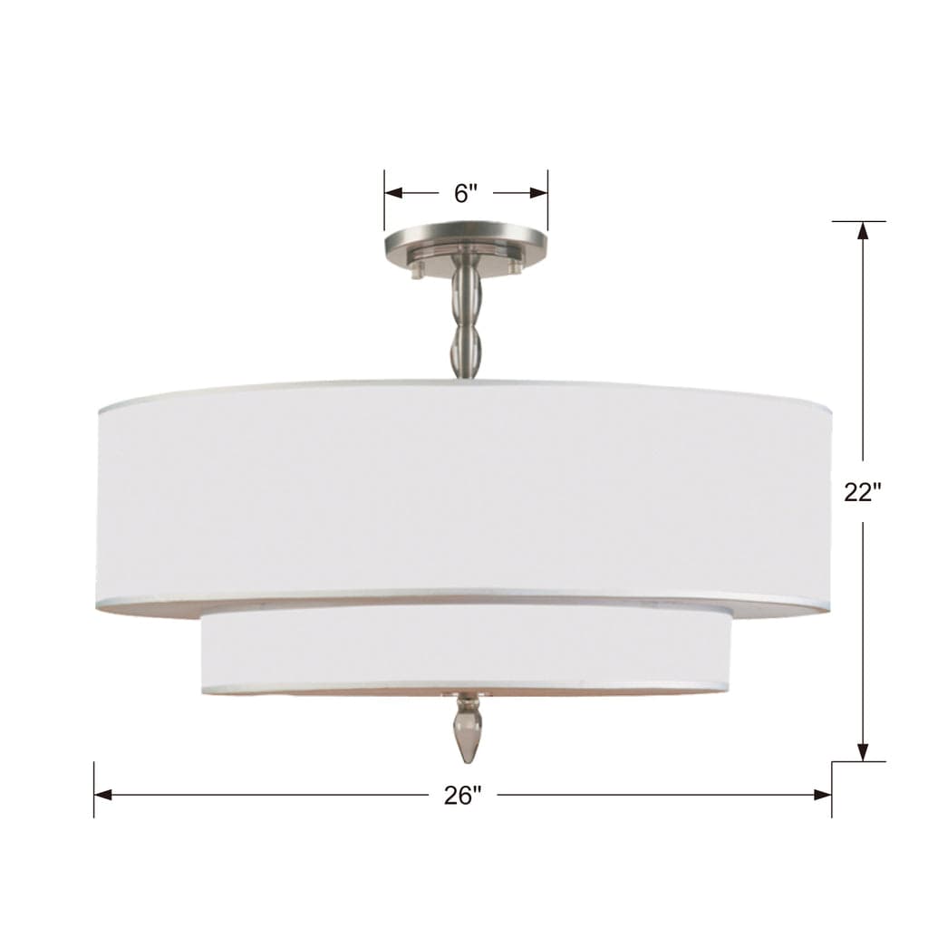 Luxo 5 Light Semi-Flush-Crystorama Lighting Company-CRYSTO-9507-AB_CEILING-PendantsGold-4-France and Son