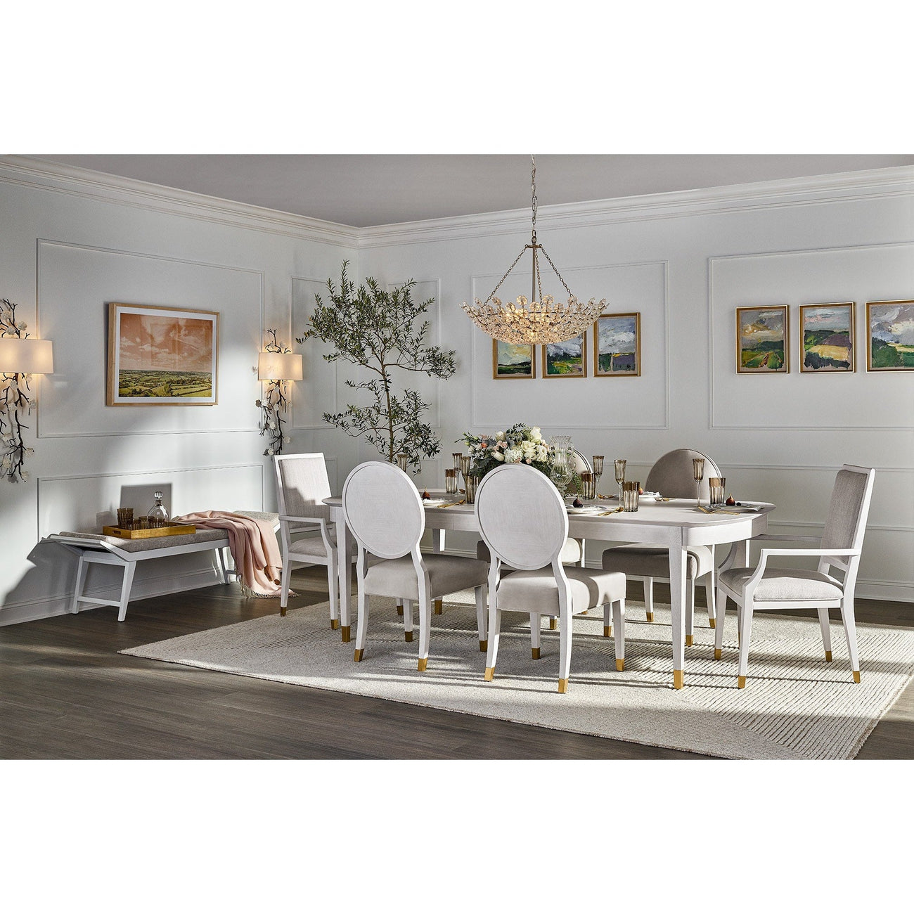 Love. Joy. Bliss. - Miranda Kerr Home Collection Marion Dining Table-Universal Furniture-UNIV-956A653-Dining Tables-2-France and Son