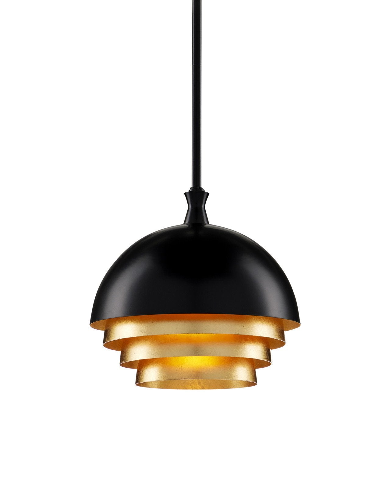 Salviati Medium Black & Gold Pendant