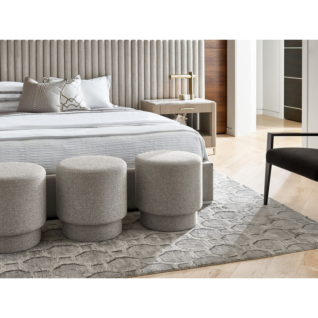 Glacier Reyes Ottoman-Universal Furniture-UNIV-964830-Stools & Ottomans-2-France and Son