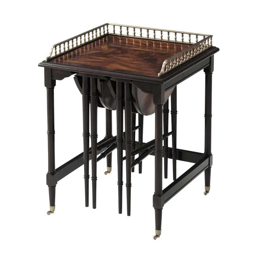 Ingenious Nest of Tables-Theodore Alexander-THEO-AL50061-Side Tables-1-France and Son