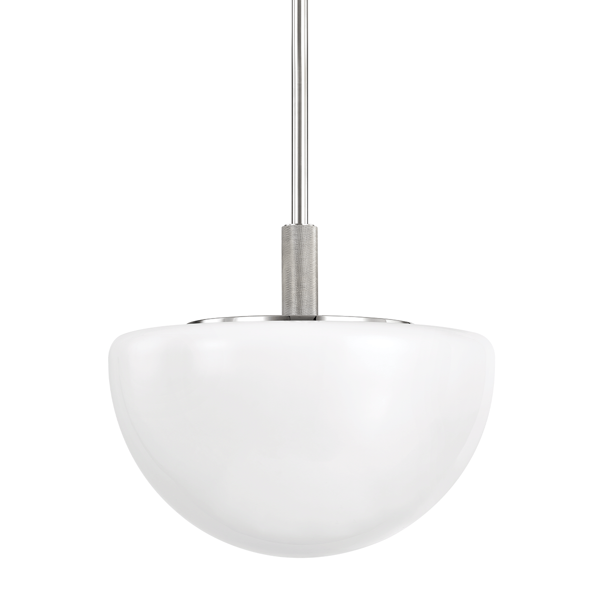 Lethbridge 1 Light Pendant-Hudson Valley-HVL-5919-PN-PendantsPolished Nickel-3-France and Son