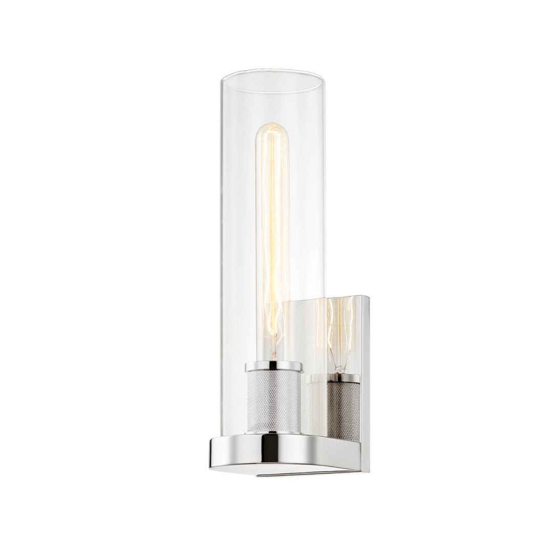 Porter 1 Light Wall Sconce-Hudson Valley-HVL-9700-PN-Wall LightingPolished Nickel-5-France and Son