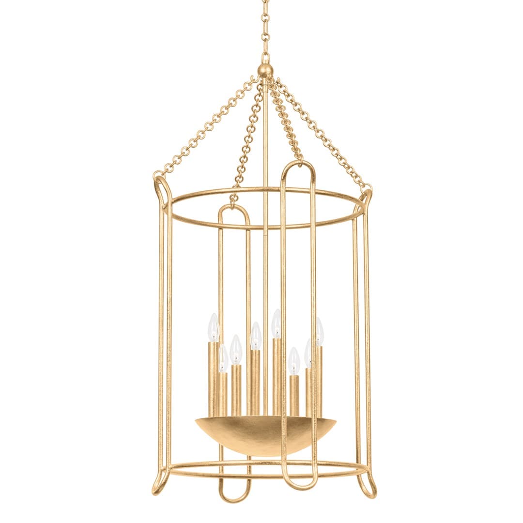 Lassen Lantern-Troy Lighting-TROY-F4625-VGL-Outdoor Post LanternsVintage Gold Leaf-8 Light-2-France and Son