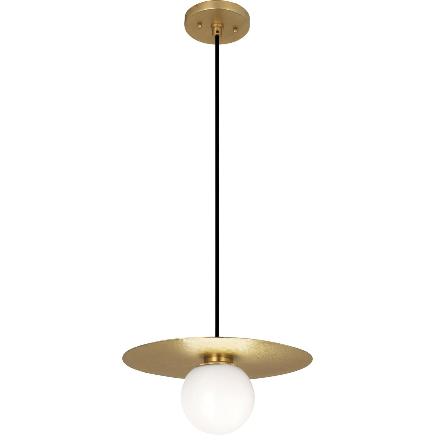 Dal Pendant - Round-Robert Abbey Fine Lighting-ABBEY-9876-PendantsModern Brass-1-France and Son