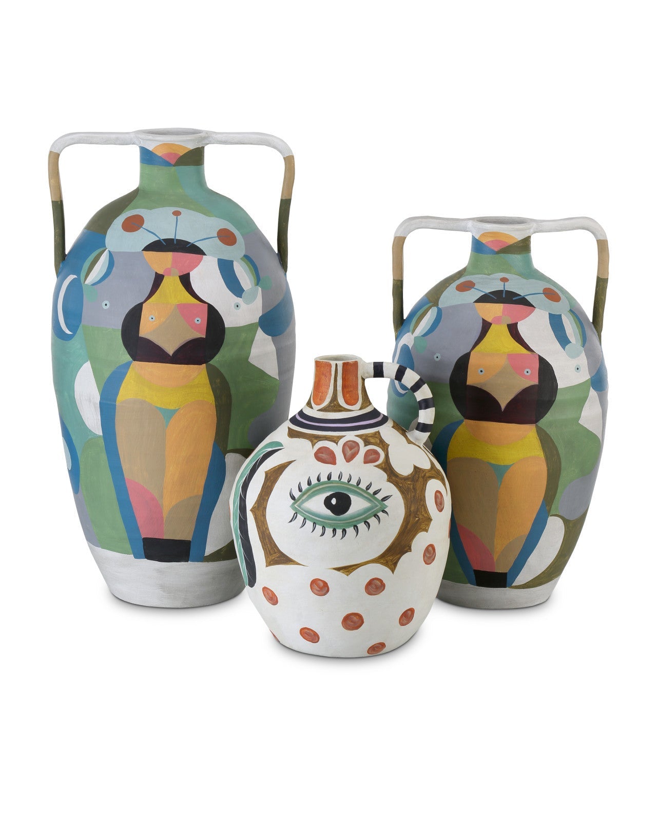 Hamsa Demijohn Vase