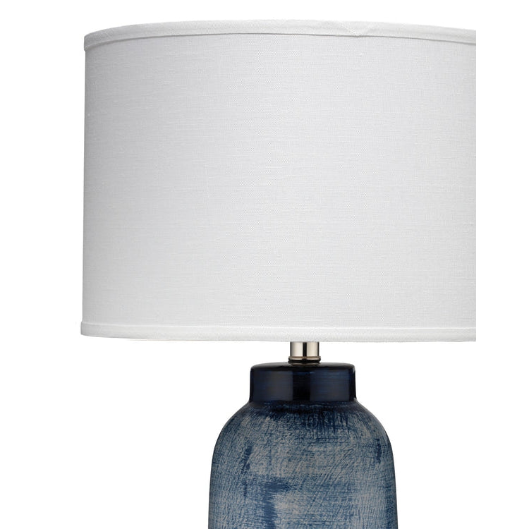 Batik Table Lamp Blue and White - Large-Jamie Young-JAMIEYO-9BATIKLGD131-Table Lamps-1-France and Son