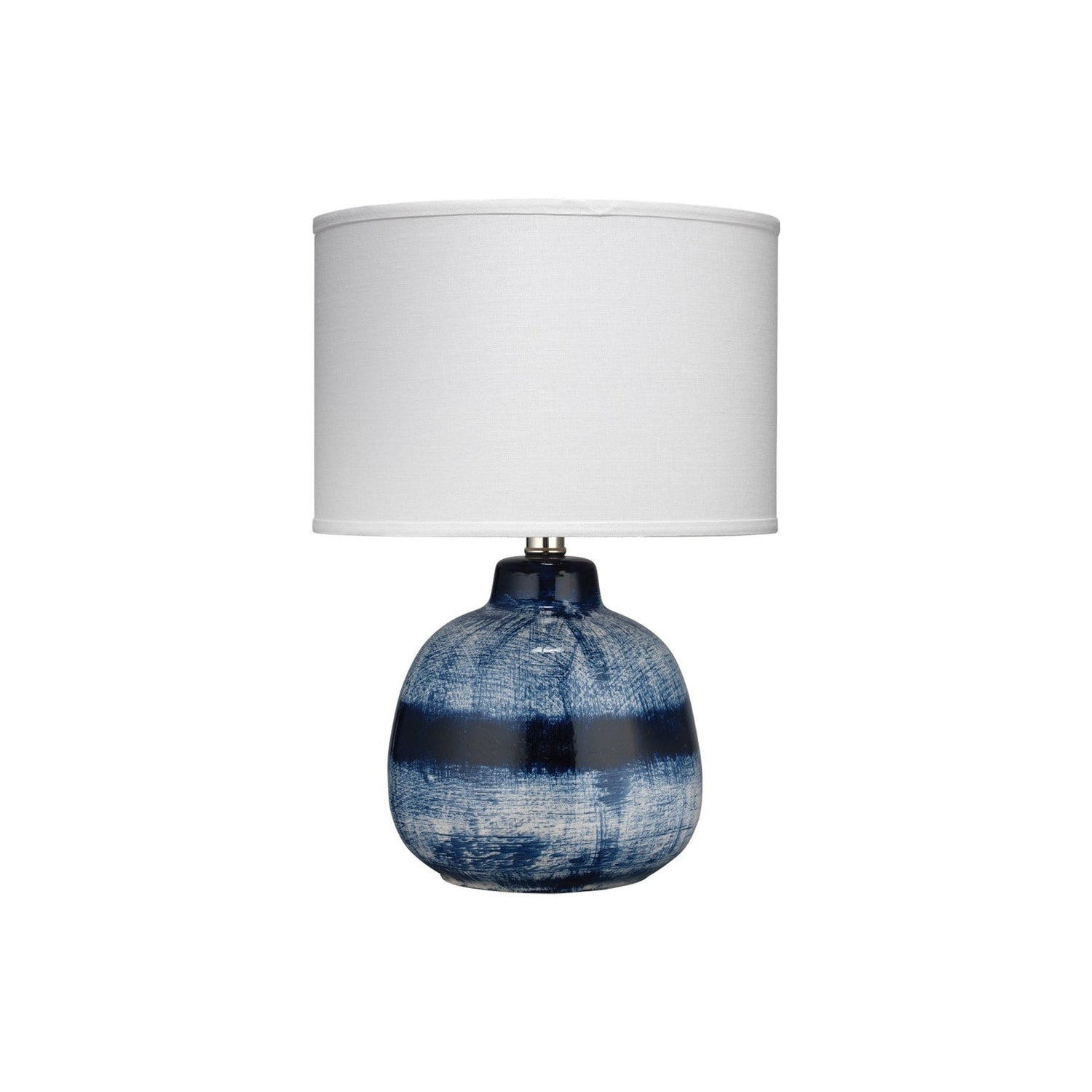 Batik Table Lamp Blue and White - Small-Jamie Young-JAMIEYO-9BATIKSM131S-Table Lamps-1-France and Son