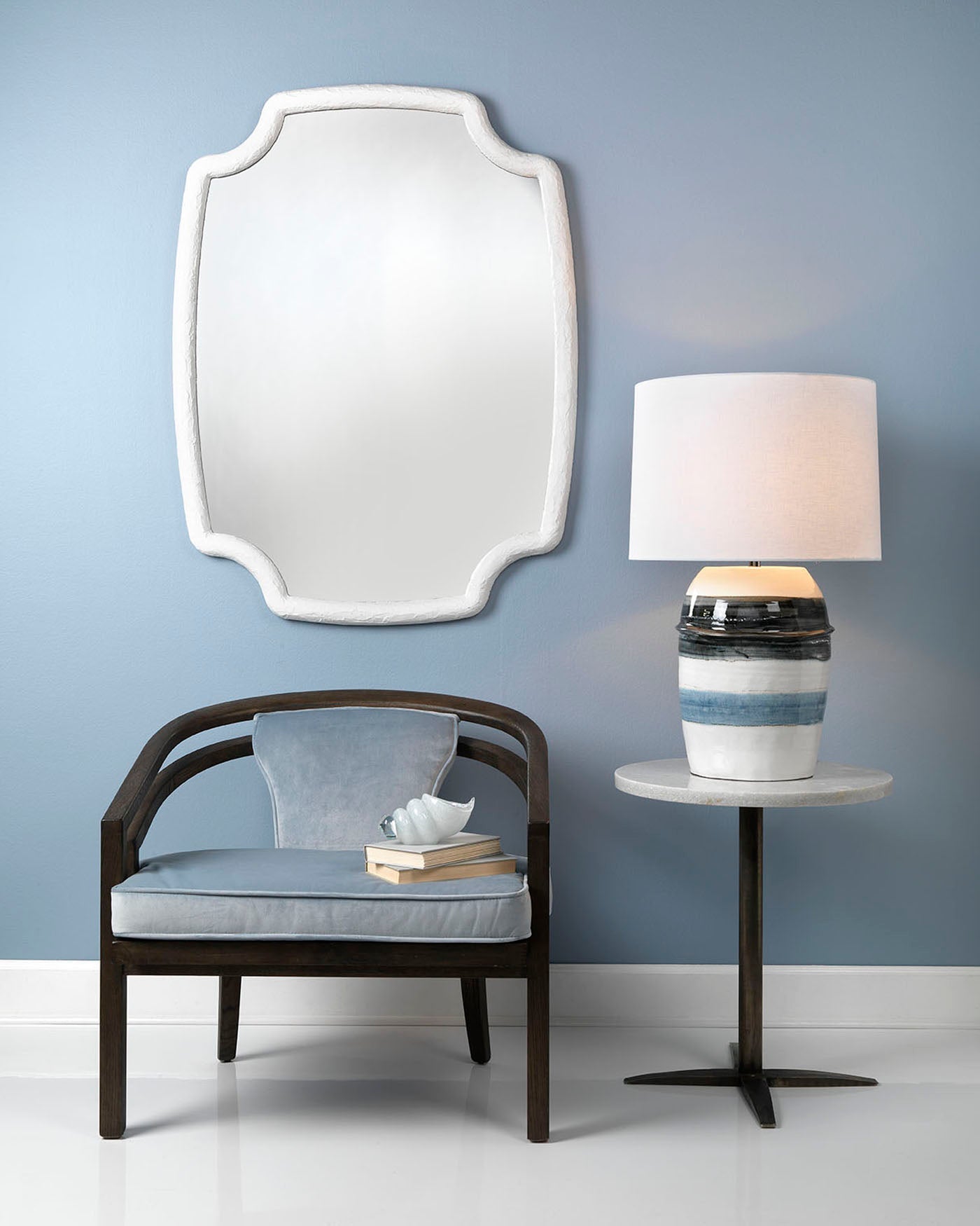 Horizon Striped Table Lamp-Jamie Young-JAMIEYO-9HORIZONGRBL-Table Lamps-2-France and Son
