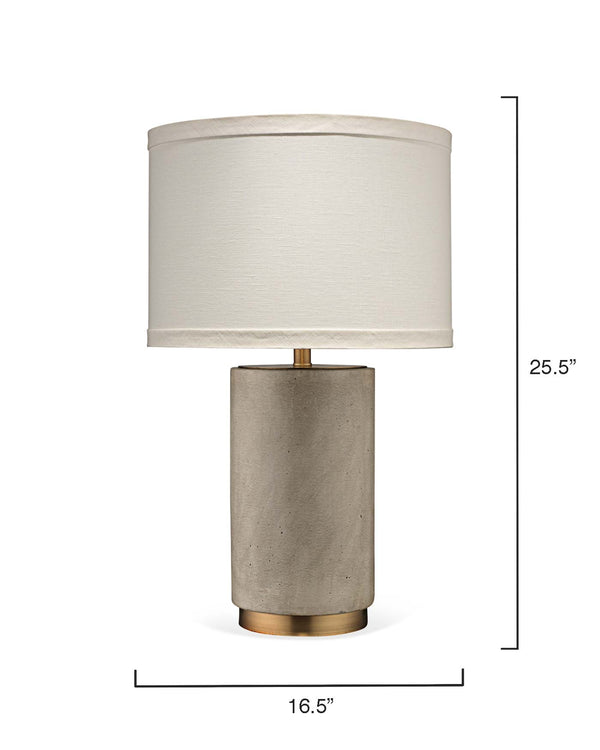 Mortar Table Lamp-Jamie Young-JAMIEYO-9MORTARCEMBR-Table Lamps-4-France and Son