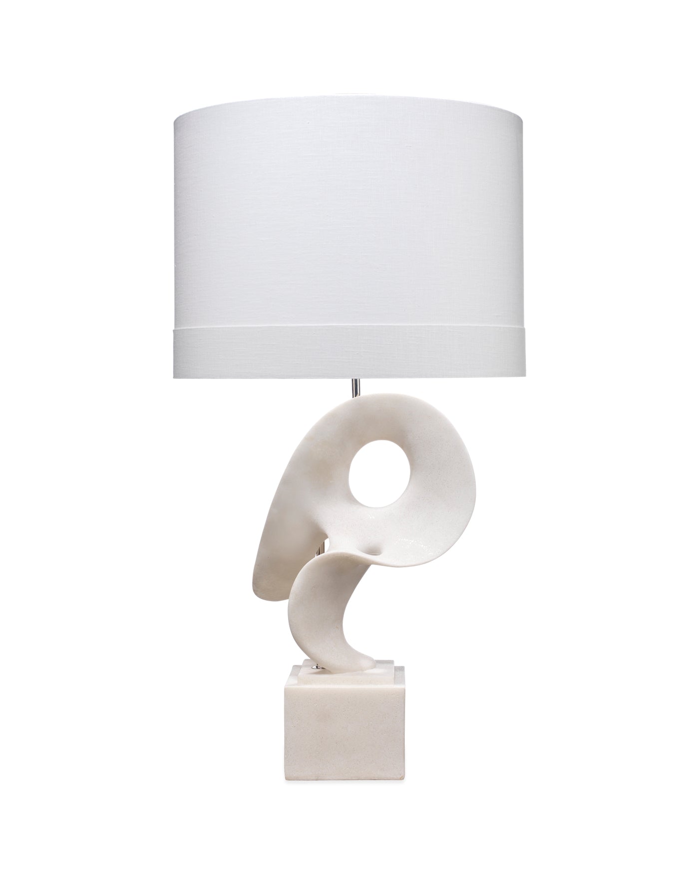 Obscure Table Lamp Black-Jamie Young-JAMIEYO-9OBSCUREWH-Table LampsWhite-3-France and Son