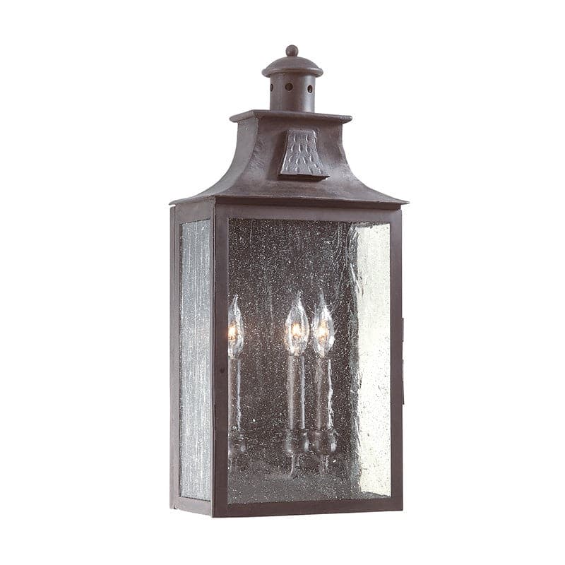 Newton 3Lt Wall Pocket Lantern-Troy Lighting-TROY-BCD9009OBZ-Outdoor Lighting-1-France and Son