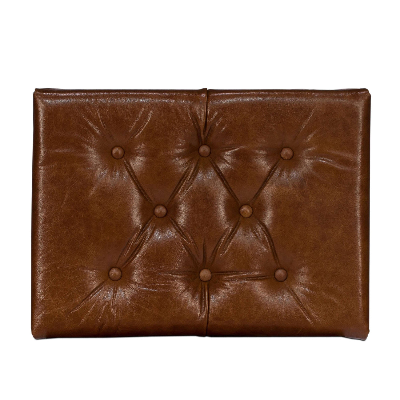 Leather Cushion Bench-SARREID-SARREID-26755-Stools & Ottomans-5-France and Son