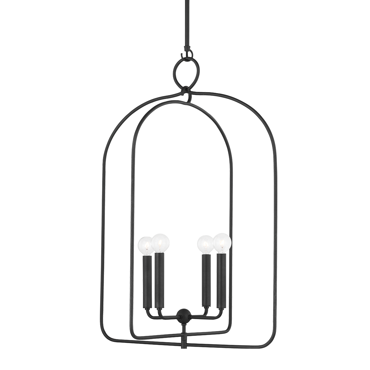 Mallory 4 Light Pendant-Mitzi-HVL-H512701L-AI-PendantsAged Iron-1-France and Son