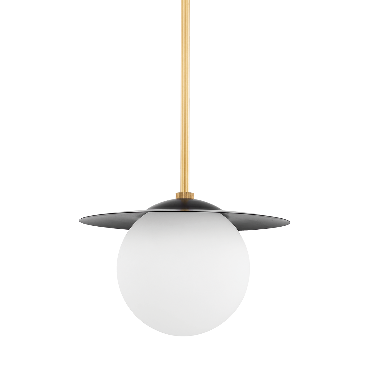 Marlene 1 Light Pendant-Mitzi-HVL-H600701S-AGB/SBK-PendantsSmall-2-France and Son