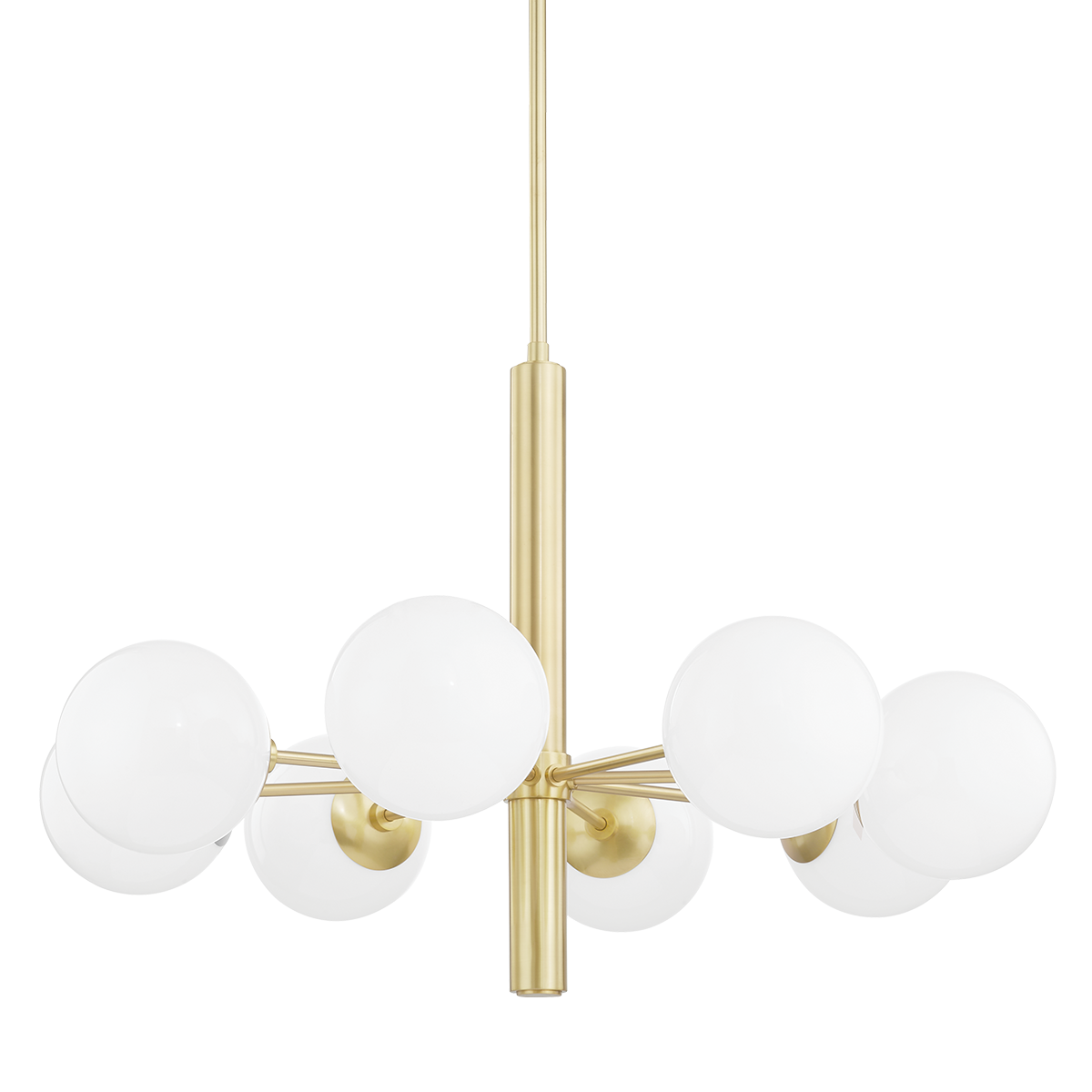 Stella 8 Light Chandelier-Mitzi-HVL-H105808-AGB-ChandeliersBrass-1-France and Son
