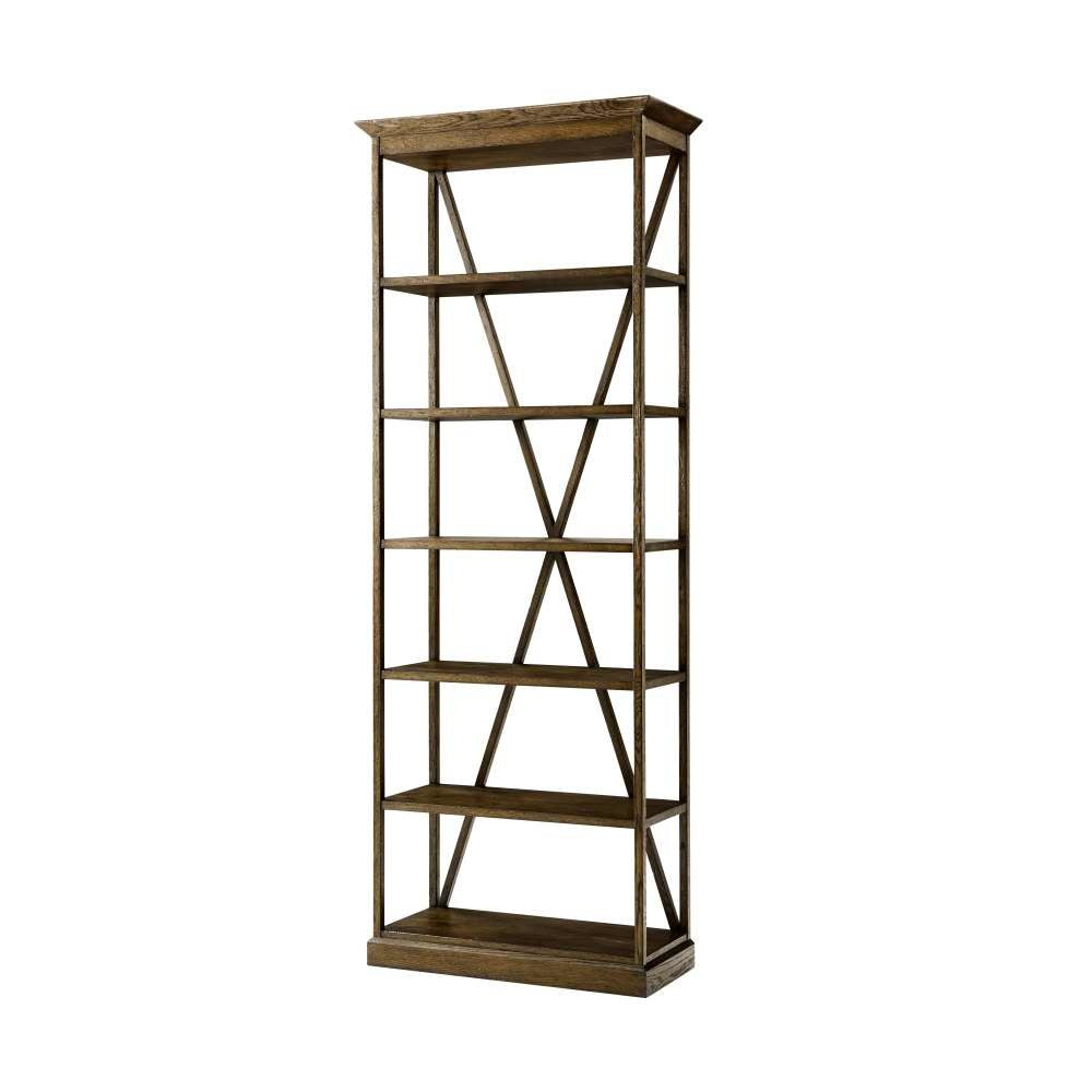 Nova Etagere-Theodore Alexander-THEO-TAS63011.C254-Bookcases & CabinetsDark Brown-2-France and Son