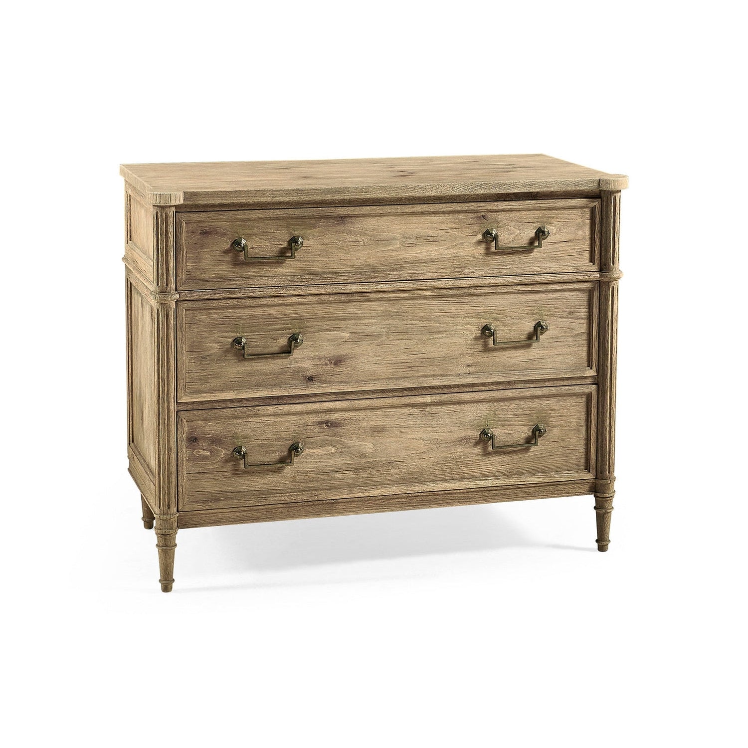 Kalpa Louis XVI Drawer Chest-Jonathan Charles-JCHARLES-003-3-262-WNC-DressersNatural Stripped-2-France and Son