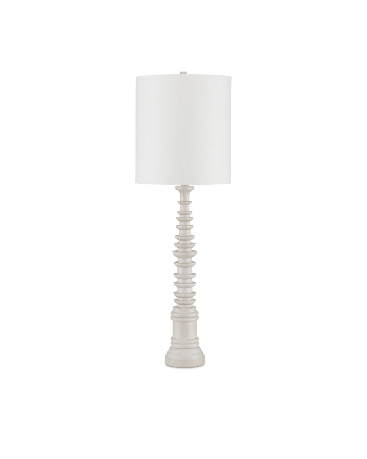 Malayan White Table Lamp