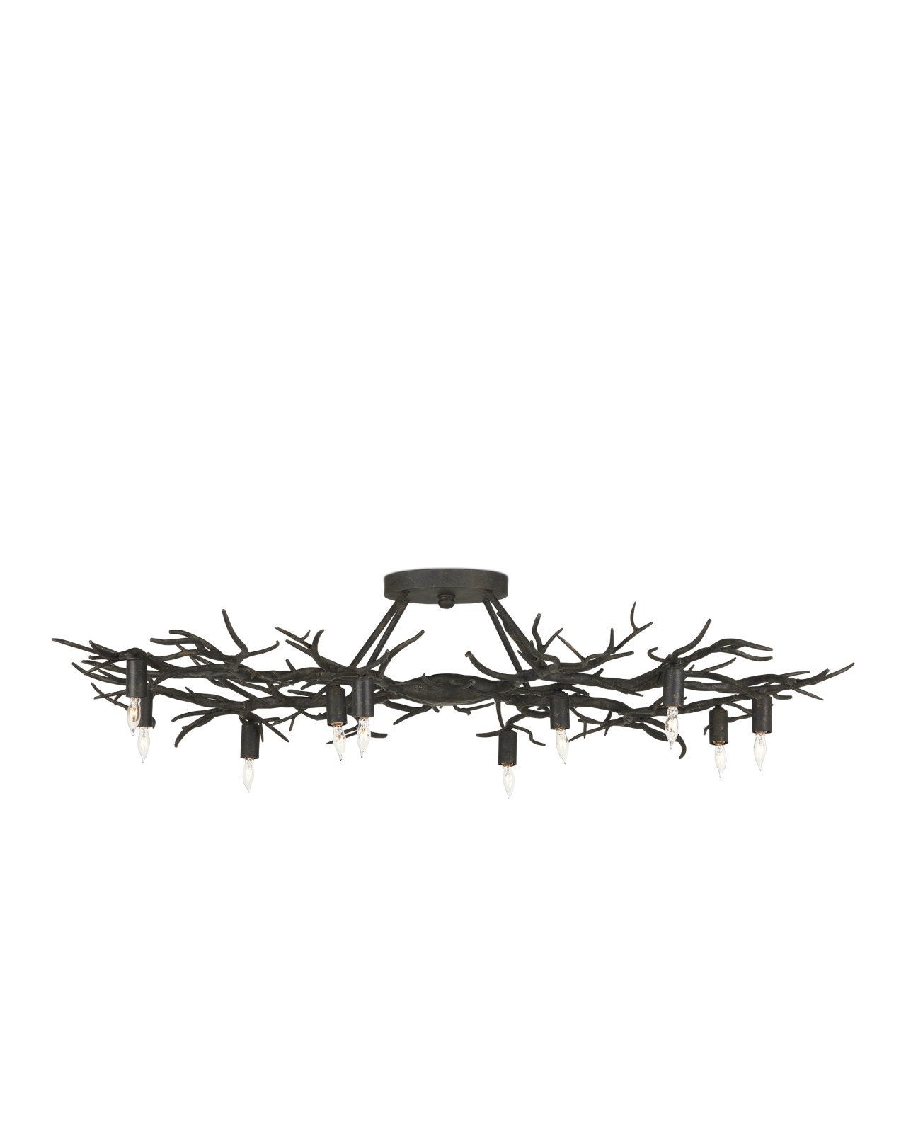 Rainforest Bronze Semi-Flush Mount